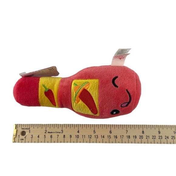 Russ Blaze Hot Sauce Plush 7 Inch Snackeez Stuffed Toy Red Chili Pepper Kawaii - Picture 5 of 5
